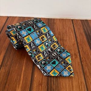 Pharmacy 100% Silk Necktie Tie Venlafaxine HCI Effexor XR Extended Release